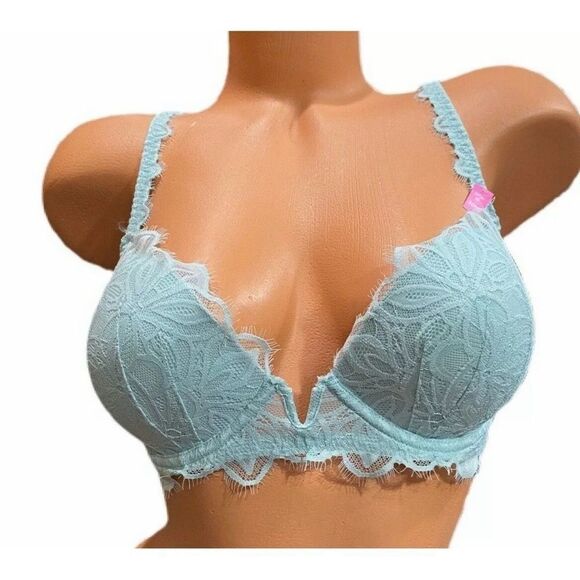 Pink Date convertible halter push up bra 32DD - Picture 1 of 9